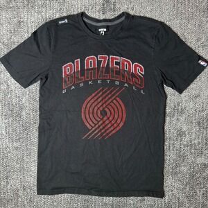 UNK NBA Portland Trail Blazers T-Shirt Mens Medium Black Basketball Logo Tee